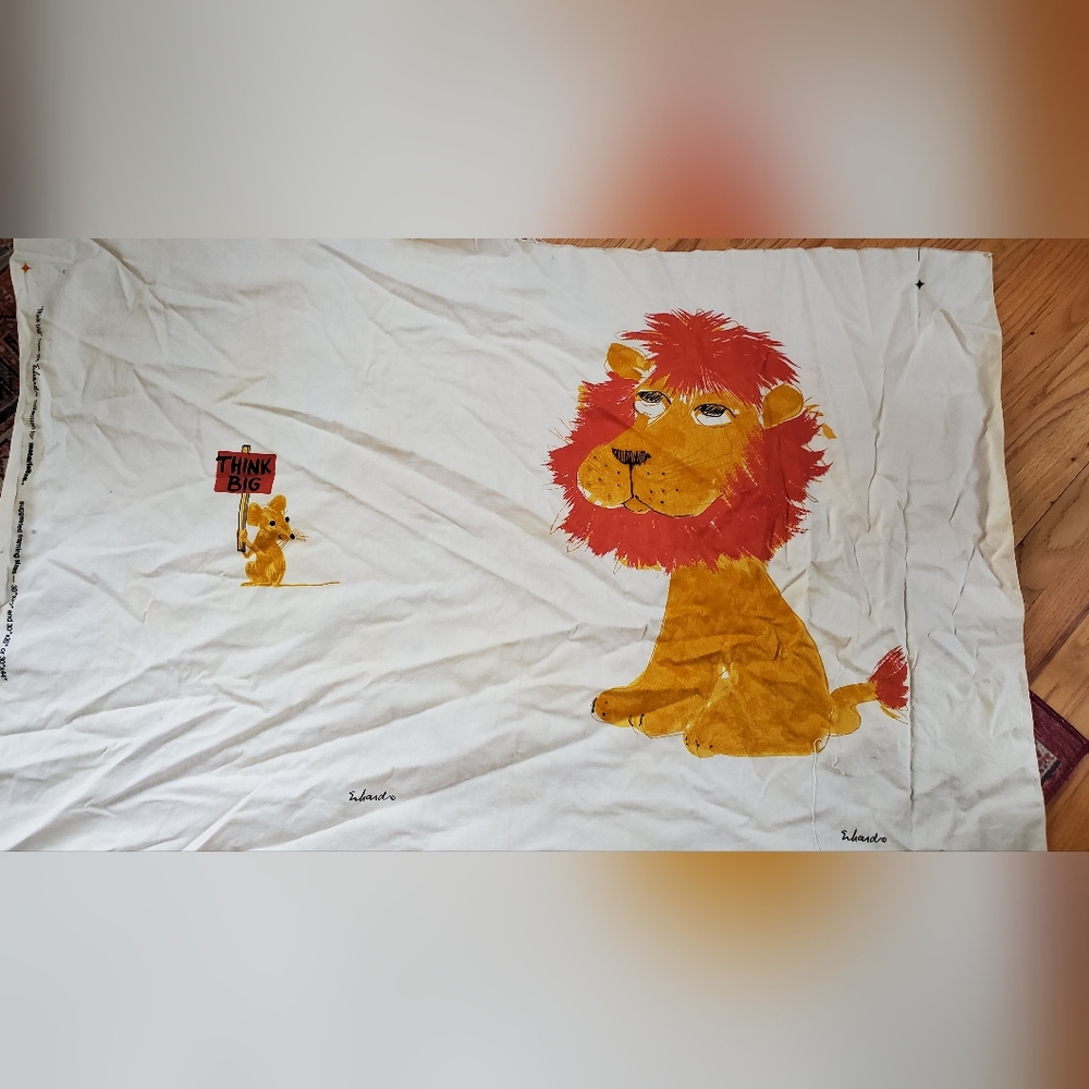 1960s Canvas Print. Walter Erhard Textile For kids room
